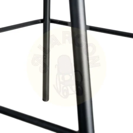Taburete terracota en tejido y metal altura de asiento 65cm 46.50x46.50x90cm - Ixia - 615489IX - foto-secundaria-8