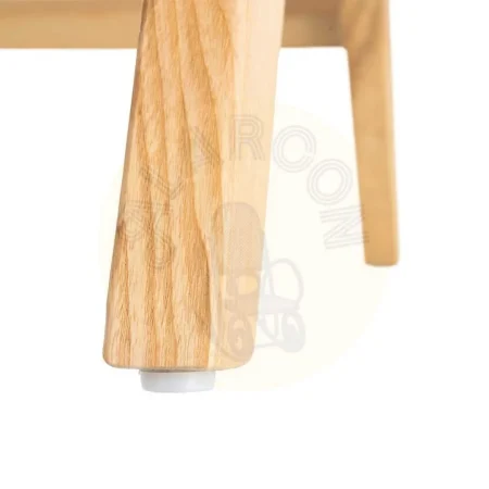 Silla Relax natural en madera de fresno y cuerda de papel 55x79x78cm - Ixia - 615498IX - foto-secundaria-9