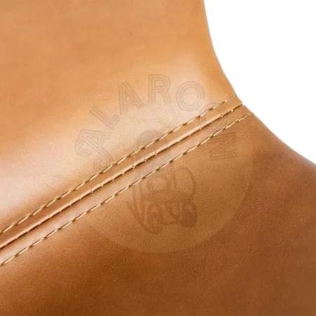 Silla camel en símil piel con patas metálicas 45x47x81cm - Ixia - 615506IX - foto-secundaria-6
