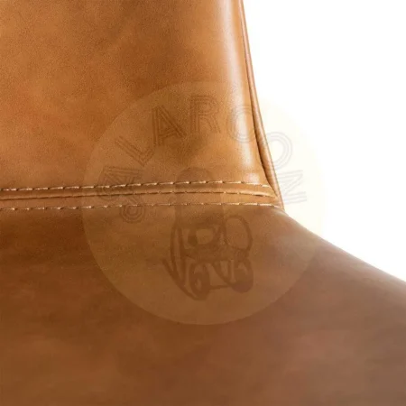 Taburete camel en metal y símil piel 44.50x48.50x93.50cm - Ixia - 615515IX - foto-secundaria-7