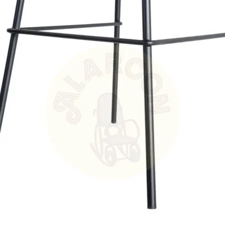 Taburete camel en metal y símil piel 44.50x48.50x93.50cm - Ixia - 615515IX - foto-secundaria-9