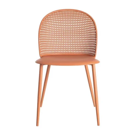 Silla teja en polipropileno con patas de acero protección UV apta exterior EN581 51x46x80cm - Ixia - 615536IX - foto-blanco