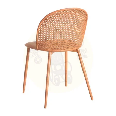 Silla teja en polipropileno con patas de acero protección UV apta exterior EN581 51x46x80cm - Ixia - 615536IX - foto-secundaria-2