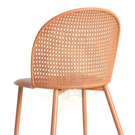 Silla teja en polipropileno con patas de acero protección UV apta exterior EN581 51x46x80cm - Ixia - 615536IX - foto-secundaria-3