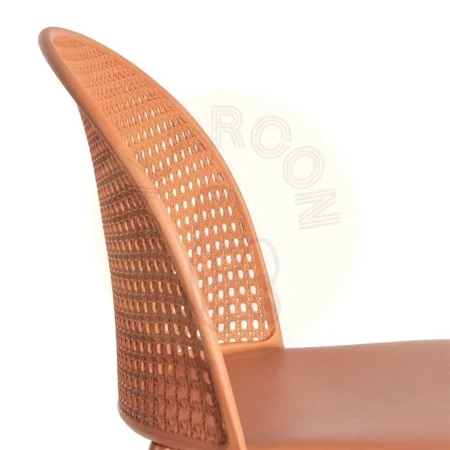Silla teja en polipropileno con patas de acero protección UV apta exterior EN581 51x46x80cm - Ixia - 615536IX - foto-secundaria-4