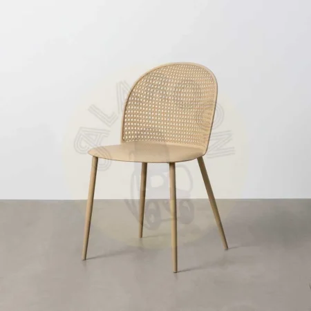 Silla caqui en PP y acero apta para exterior con protección UV que cumple normativa EN581 51x46x80cm - Ixia - 615538IX - foto-secundaria-10