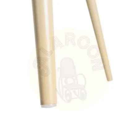 Silla caqui en PP y acero apta para exterior con protección UV que cumple normativa EN581 51x46x80cm - Ixia - 615538IX - foto-secundaria-9