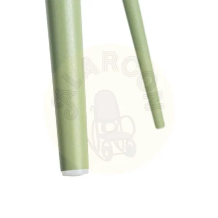Silla verde de polipropileno con patas de acero apta para exterior 51x46x80cm - Ixia - 615539IX - foto-secundaria-9