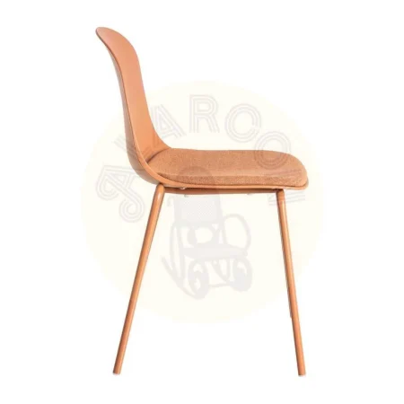 Silla teja de polipropileno con patas de acero apta contract 46x51x85cm - Ixia - 615540IX - foto-secundaria-2