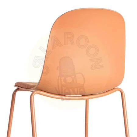 Silla teja de polipropileno con patas de acero apta contract 46x51x85cm - Ixia - 615540IX - foto-secundaria-4
