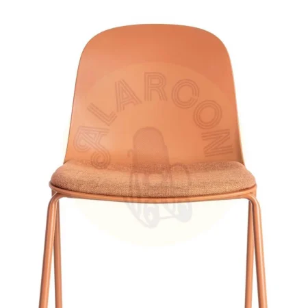 Silla teja de polipropileno con patas de acero apta contract 46x51x85cm - Ixia - 615540IX - foto-secundaria-6