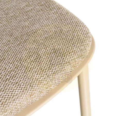 Silla caqui con patas de acero y asiento 100% poliéster 46x51x85cm - Ixia - 615542IX - foto-secundaria-8