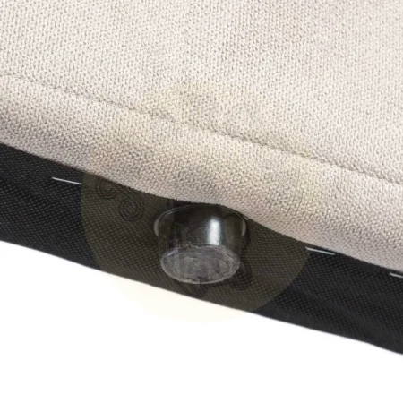 Cabecero tapizado en tejido beige para dormitorio 160x122cm - Ixia - 615545IX - foto-secundaria-4