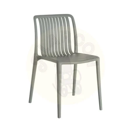 Silla apilable de polipropileno para exterior color verde 47x51x77.50cm - Ixia - 615550IX - foto-secundaria-9