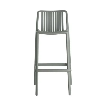 Taburete verde de polipropileno para exterior 52x55x100cm - Ixia - 615556IX - foto-blanco