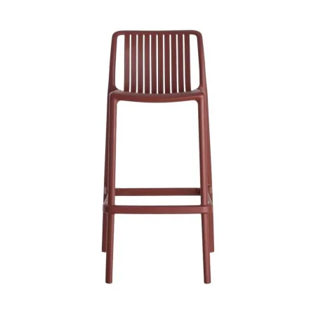 Taburete granate de polipropileno para exterior 52x55x100cm - Ixia - 615557IX - foto-blanco