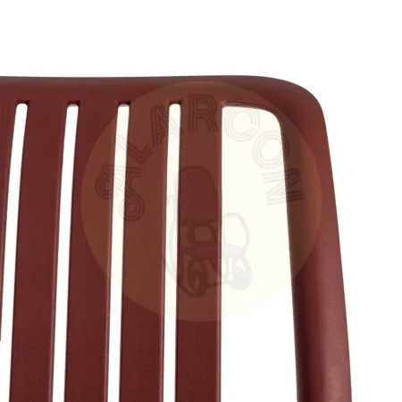 Taburete granate de polipropileno para exterior 52x55x100cm - Ixia - 615557IX - foto-secundaria-4