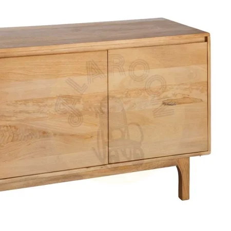 Aparador natural de madera de mango para salón 200x45x76cm - Ixia - 615571IX - foto-secundaria-2