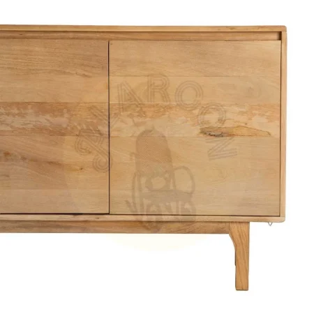 Aparador natural de madera de mango para salón 200x45x76cm - Ixia - 615571IX - foto-secundaria-4