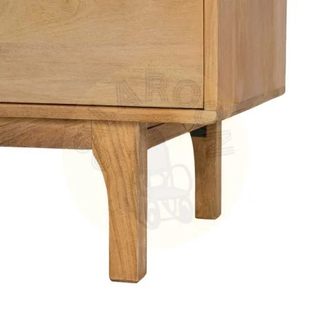 Aparador natural de madera de mango para salón 200x45x76cm - Ixia - 615571IX - foto-secundaria-7