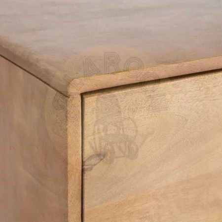 Armario natural en madera de mango para salón Asana 90x45x145cm - Ixia - 615572IX - foto-secundaria-3