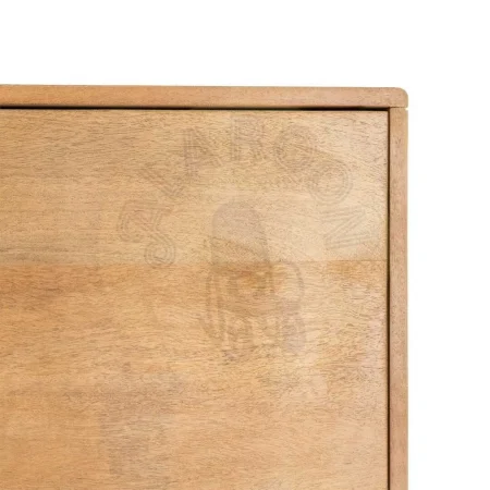 Armario natural en madera de mango para salón Asana 90x45x145cm - Ixia - 615572IX - foto-secundaria-5