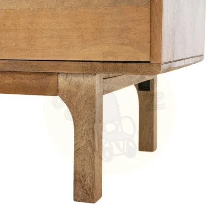 Armario natural en madera de mango para salón Asana 90x45x145cm - Ixia - 615572IX - foto-secundaria-7