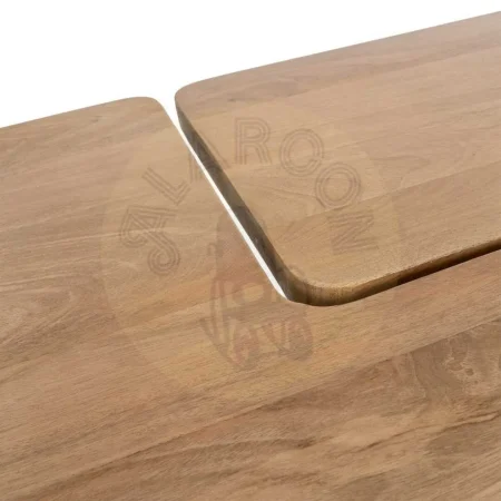 Juego de 2 mesas de centro en madera de mango acabado natural 120x70x36cm - Ixia - 615573IX - foto-secundaria-5