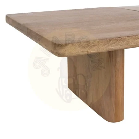 Juego de 2 mesas de centro en madera de mango acabado natural 120x70x36cm - Ixia - 615573IX - foto-secundaria-6