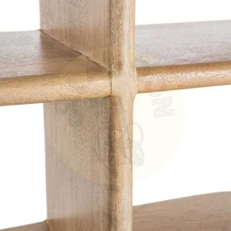 Estantería de madera de mango natural para salón 124x28x200cm - Ixia - 615574IX - foto-secundaria-3