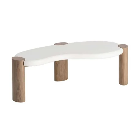 Mesa de centro en DM blanco natural 125x60x41cm - Ixia - 615582IX - foto-blanco