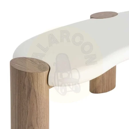 Mesa de centro en DM blanco natural 125x60x41cm - Ixia - 615582IX - foto-secundaria-2