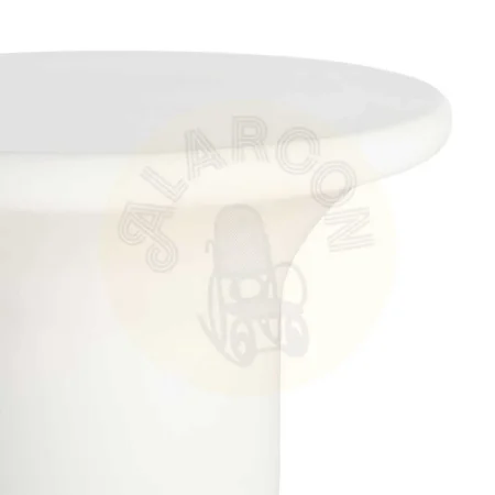 Mesa de centro lacada en DM blanco para salón 59x59x40cm - Ixia - 615583IX - foto-secundaria-2