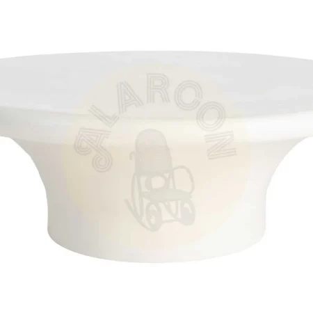 Mesa de centro lacada en DM blanca para salón 79x79x29cm - Ixia - 615584IX - foto-secundaria-2
