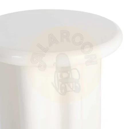 Mesa auxiliar lacada color crema en DM para salón 50x50x50cm - Ixia - 615589IX - foto-secundaria-1