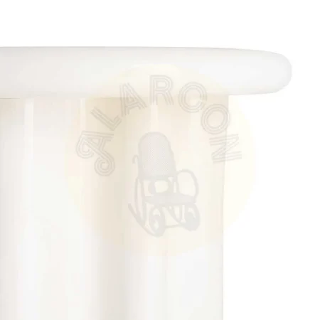Mesa auxiliar lacada color crema en DM para salón 50x50x50cm - Ixia - 615589IX - foto-secundaria-3
