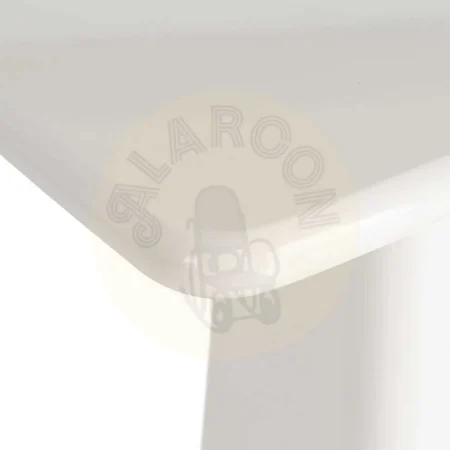 Mesa auxiliar lacada en DM color crema para salón 60x40x61cm - Ixia - 615590IX - foto-secundaria-2