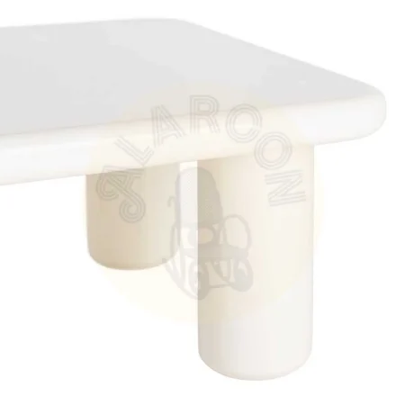 Mesa de centro lacada en DM color crema 78x78x41cm - Ixia - 615594IX - foto-secundaria-4