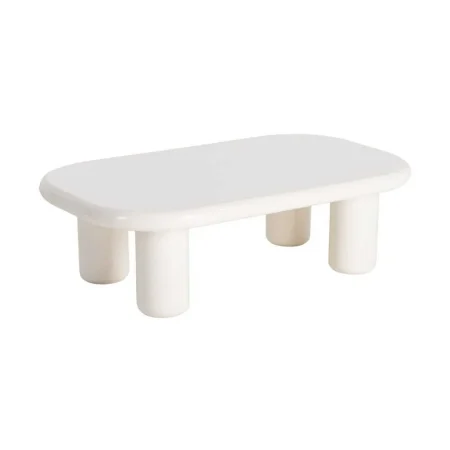 Mesa de centro lacada crema en DM 118x68x37cm - Ixia - 615595IX - foto-blanco