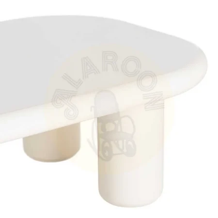 Mesa de centro lacada crema en DM 118x68x37cm - Ixia - 615595IX - foto-secundaria-1