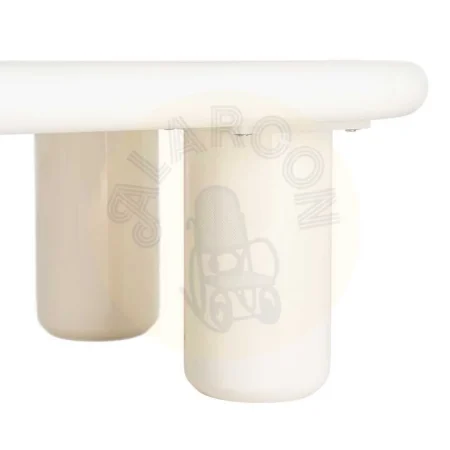 Mesa de centro lacada crema en DM 118x68x37cm - Ixia - 615595IX - foto-secundaria-5
