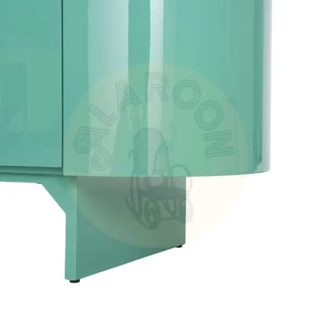 Aparador lacado verde en DM y mármol - Ixia 160x45x75cm - Ixia - 615602IX - foto-secundaria-9