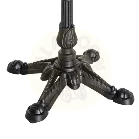 Patas para mesa de hierro negro aptas para tableros cuadrados y redondos 54x54x108cm - Ixia - 615605IX - foto-secundaria-3
