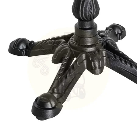 Patas para mesa de hierro negro aptas para tableros cuadrados y redondos 54x54x108cm - Ixia - 615605IX - foto-secundaria-5
