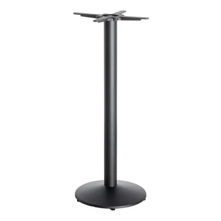 Patas para mesa en hierro fundido negro aptas para tableros cuadrados hasta y redondos hasta 80cm 45x45x108cm - Ixia - 615607IX - foto-blanco
