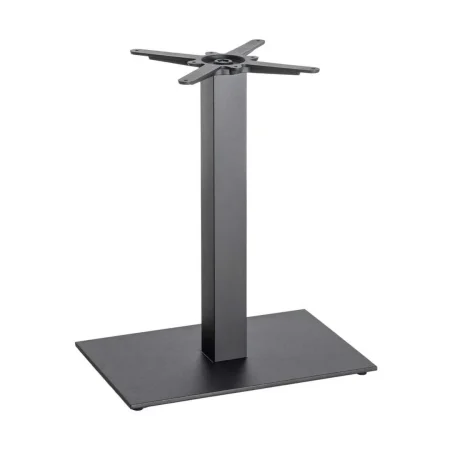 Patas para mesa en hierro fundido negro soporte aptas para tableros rectangulares hasta y ovalados hasta 40x60x72cm - Ixia - 615608IX - foto-blanco