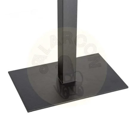 Patas para mesa en hierro fundido negro soporte aptas para tableros rectangulares hasta y ovalados hasta 40x60x72cm - Ixia - 615608IX - foto-secundaria-3