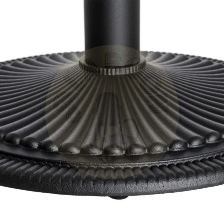 Patas para mesa de hierro negro estilo contract soporte aptas para tablero cuadrado hasta y redondo hasta diámetro 90cm 55x55x108cm - Ixia - 615611IX - foto-secundaria-5