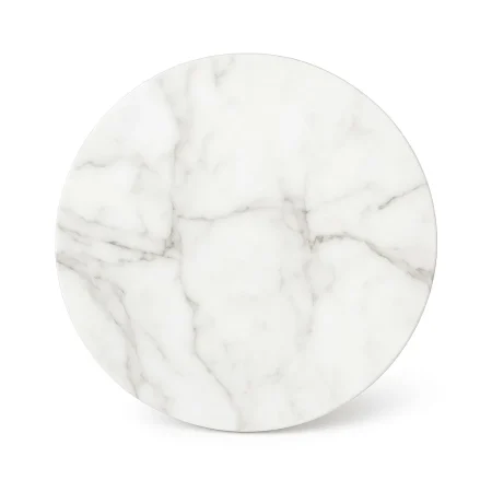 Tablero redondo para mesa en HPL apto para exterior 60x60x1.20cm - Ixia - 615615IX - foto-blanco