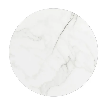 Tablero de mesa redondo en HPL apto para exterior 70x70x1.20cm - Ixia - 615621IX - foto-blanco